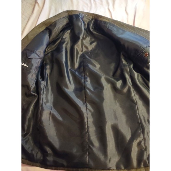 Di Palma Blazer Jacket Size 44R Brown Multicolor Stripes - Picture 9 of 9